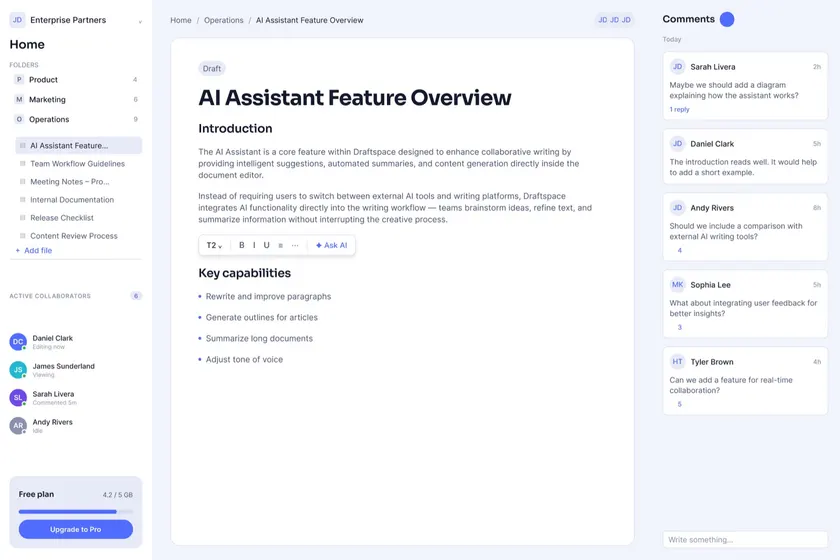 Codex: A docs collaboration workspace